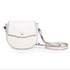Saddle Crossbody | White